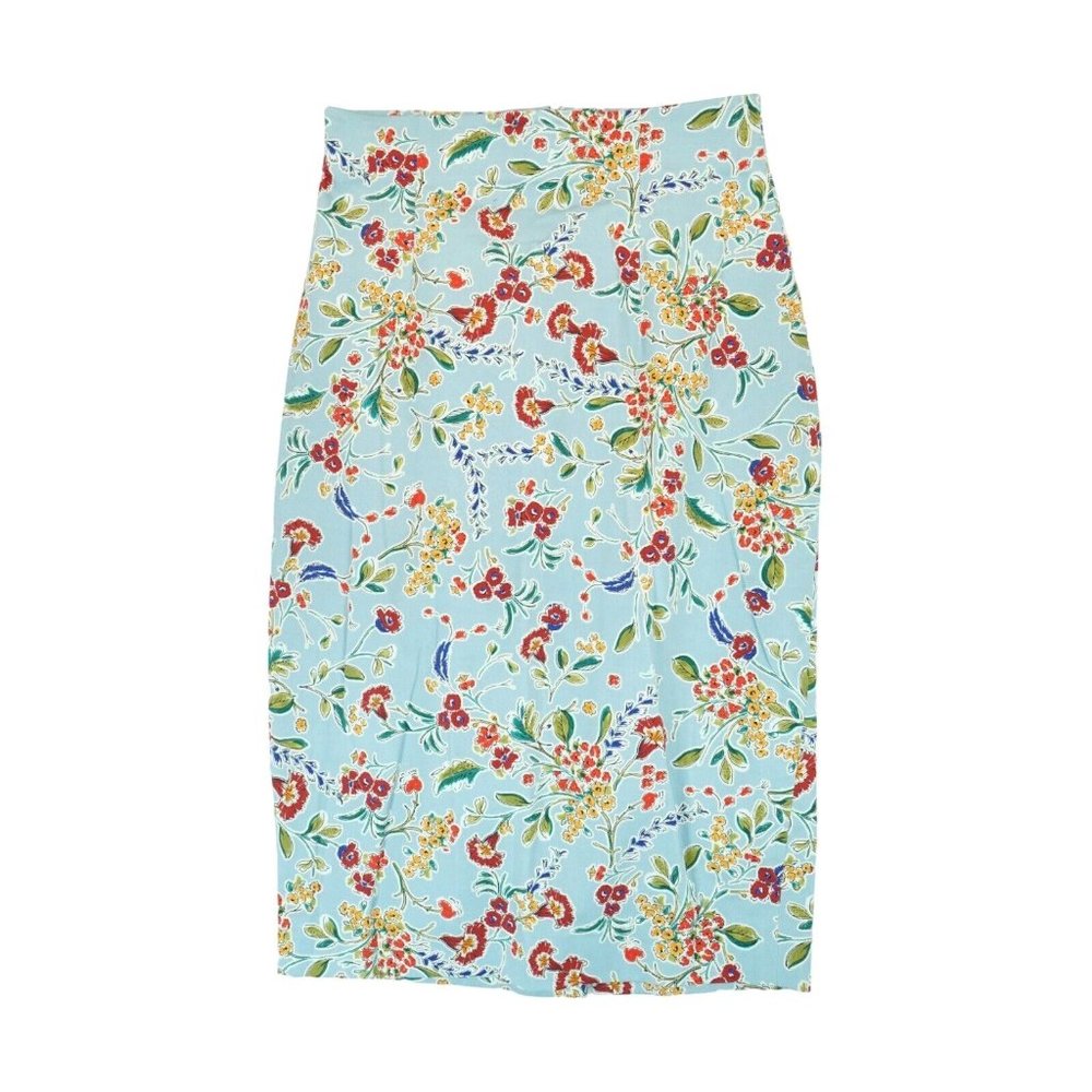 Vintage Call Me Betty Bespoke Women's Floral Skirt Back Zipper
